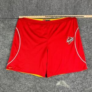 Nike Team Iowa State Shorts Men XXL Red Athletic Mesh NCAA Basketball Reversable